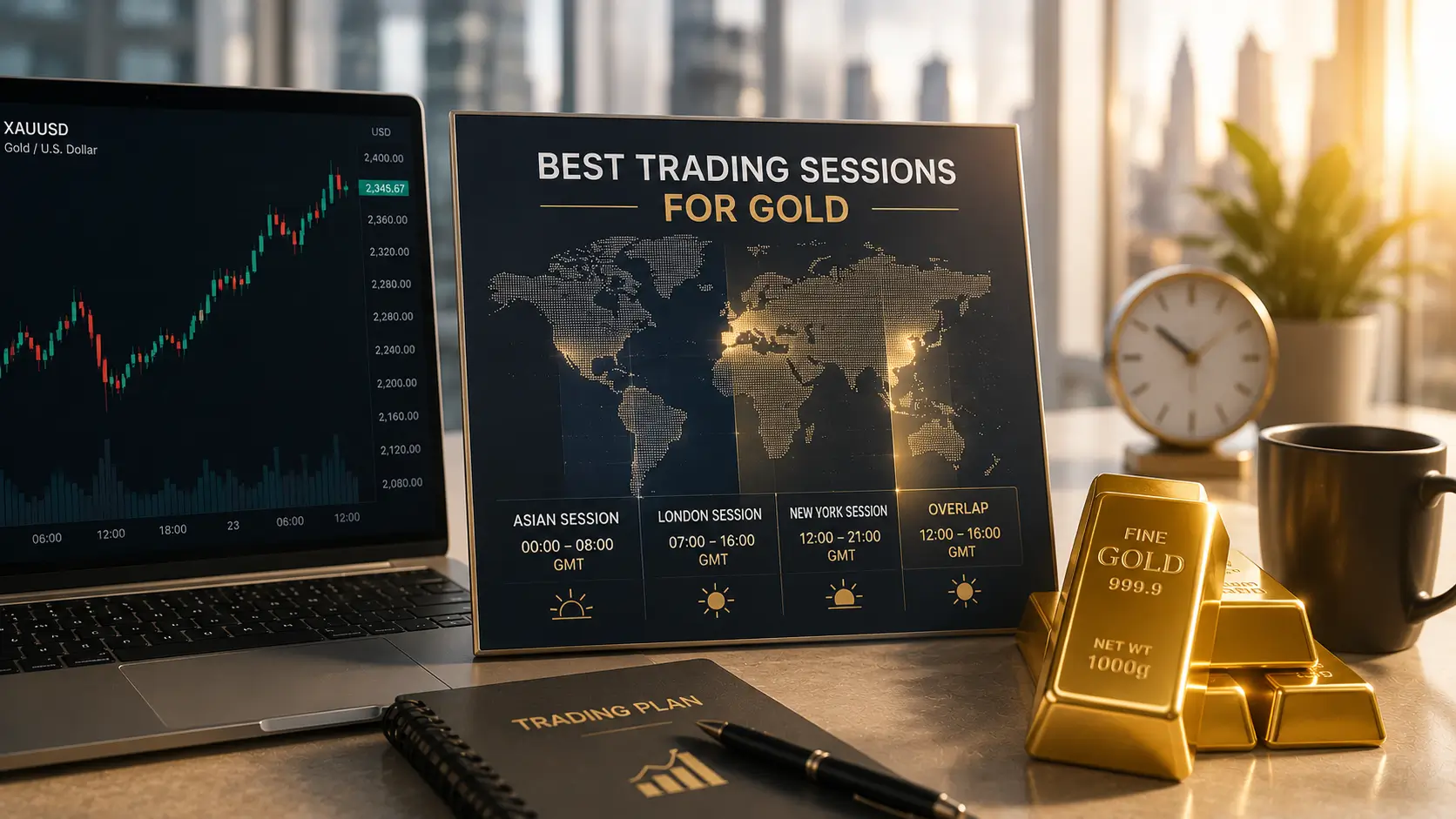 Best Trading Sessions for Gold: London and New York Overlap