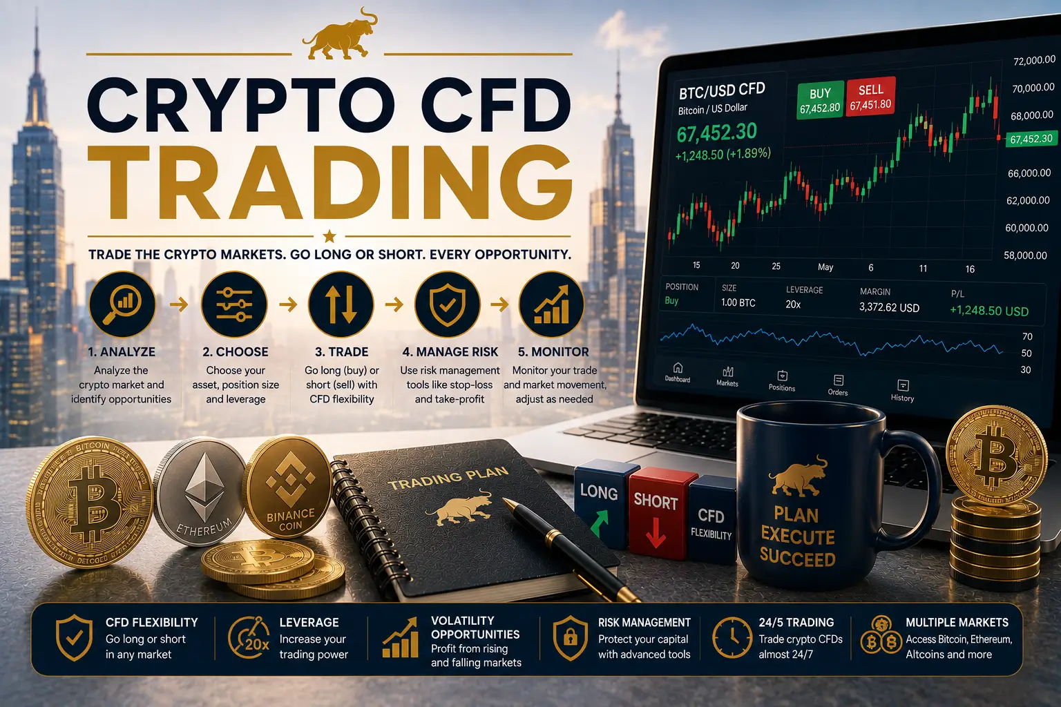 Crypto CFD Trading: How Cryptocurrency CFDs Work