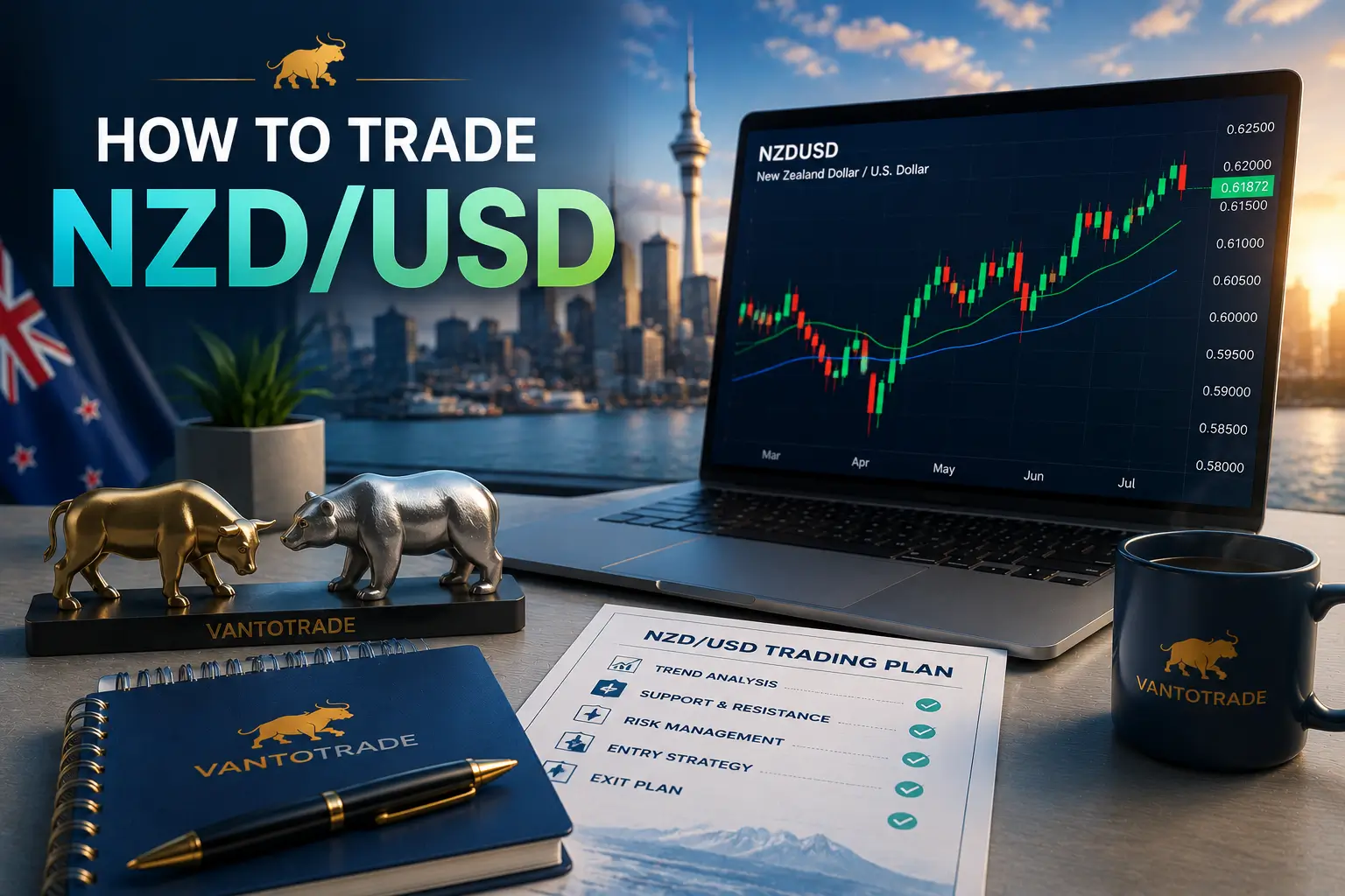 How to Trade NZD/USD: Drivers, Spreads, and Sessions