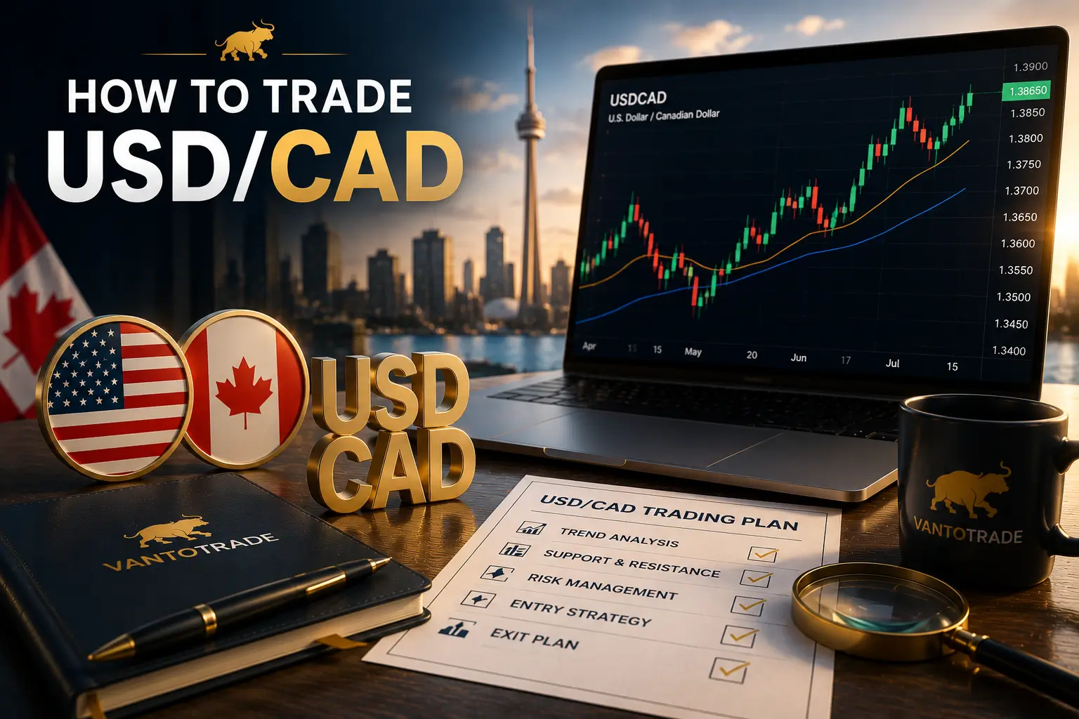How to Trade USD/CAD: Drivers, Spreads, and Sessions