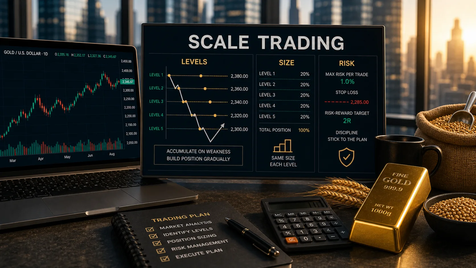 Scale Trading Commodities: How the Strategy Works and When to Use It