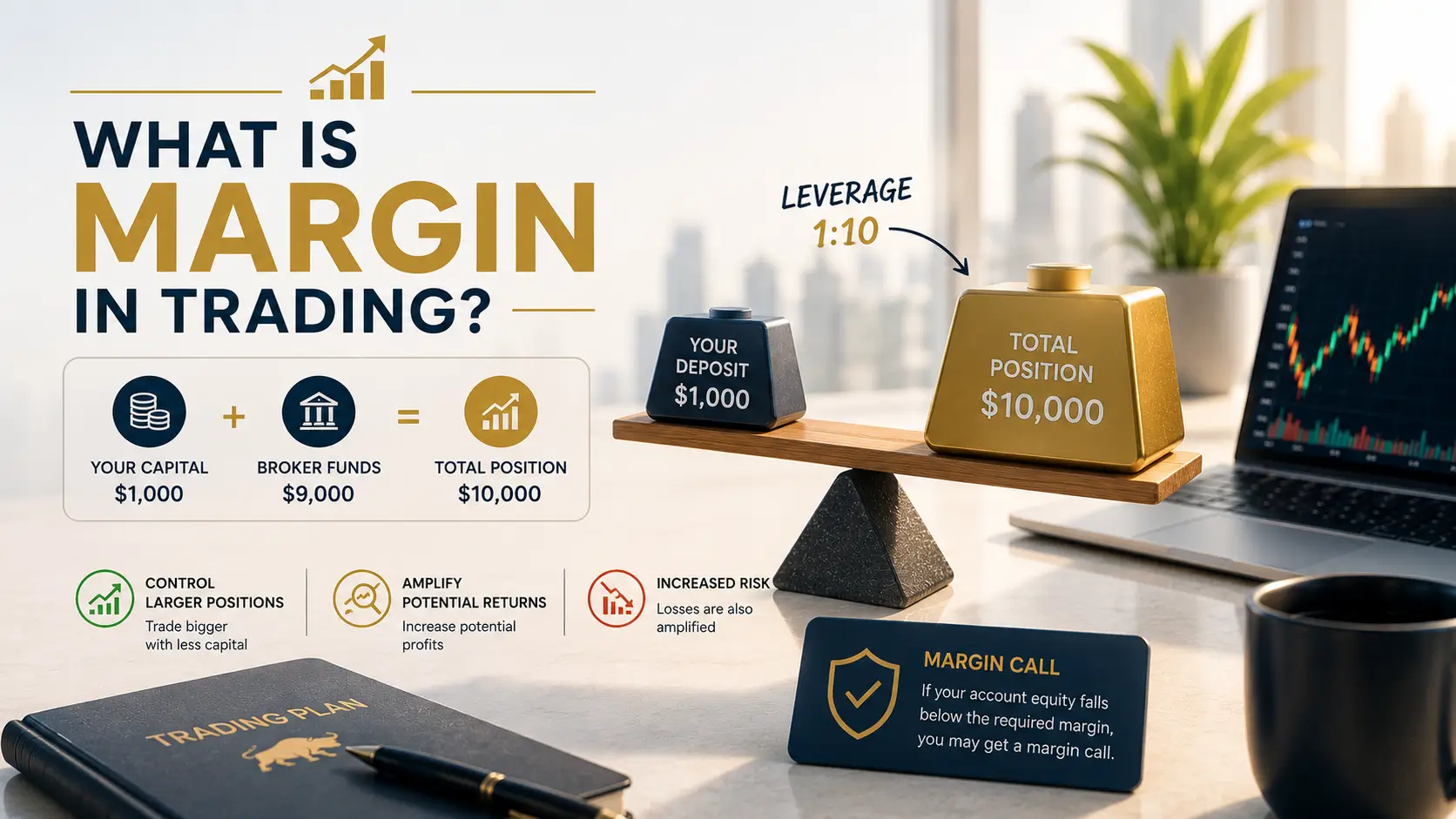 What Is Margin in Trading? Margin Level, Free Margin, and Margin Calls Explained